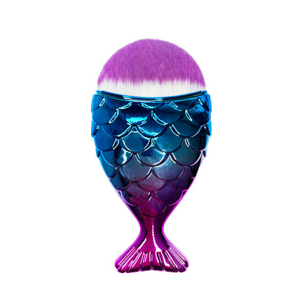 Støv kost FISK blå/purple, 1 stk