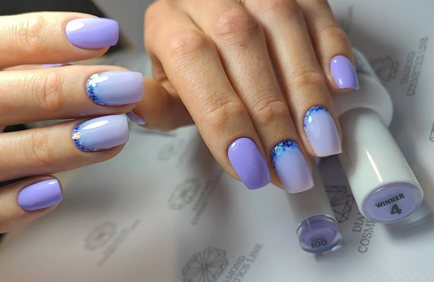 Diamondline MINI gellakk Nr 100, 6 ml