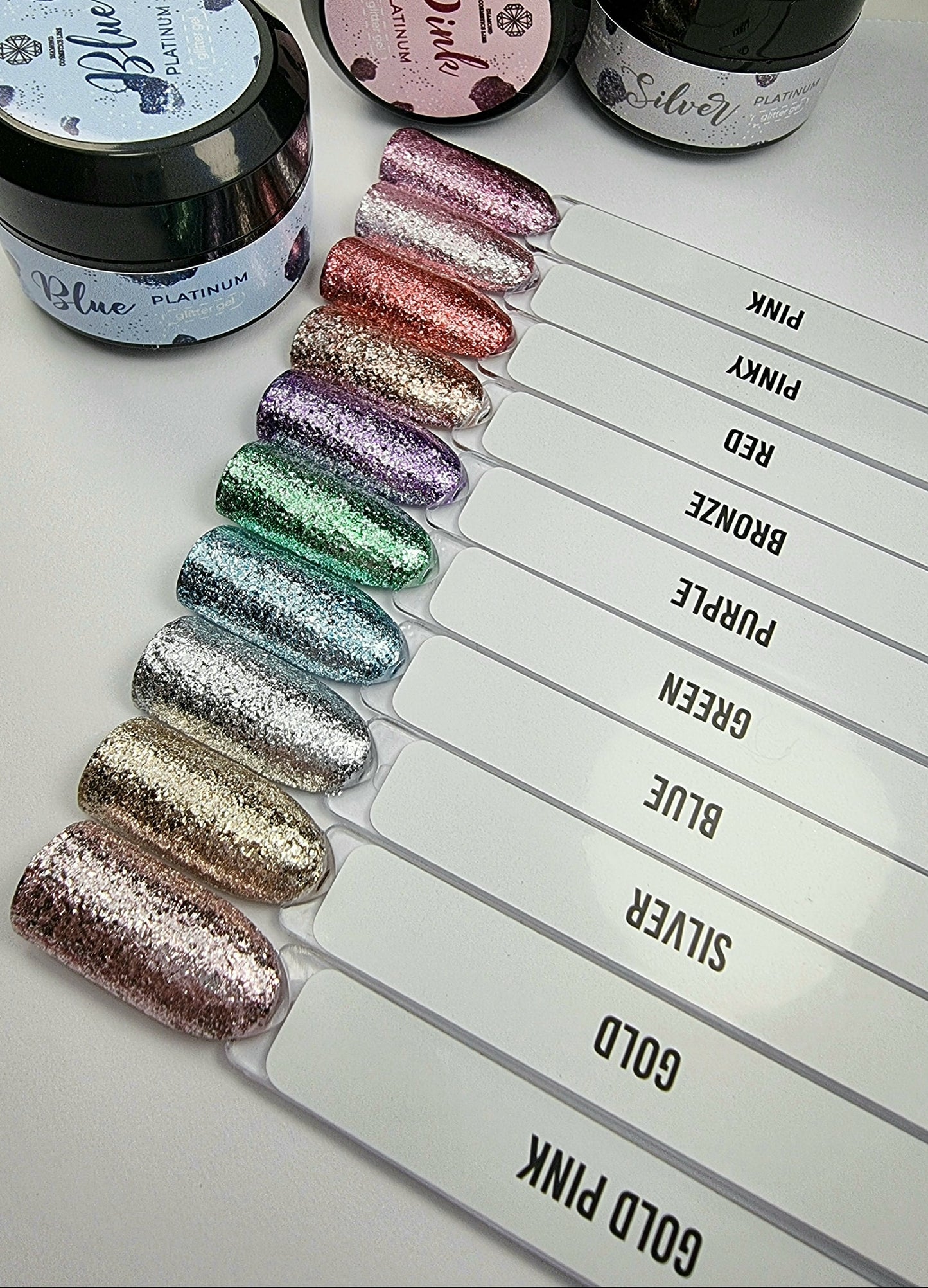 DIAMONDLINE Glitter Gel, BRONZE. 5ml
