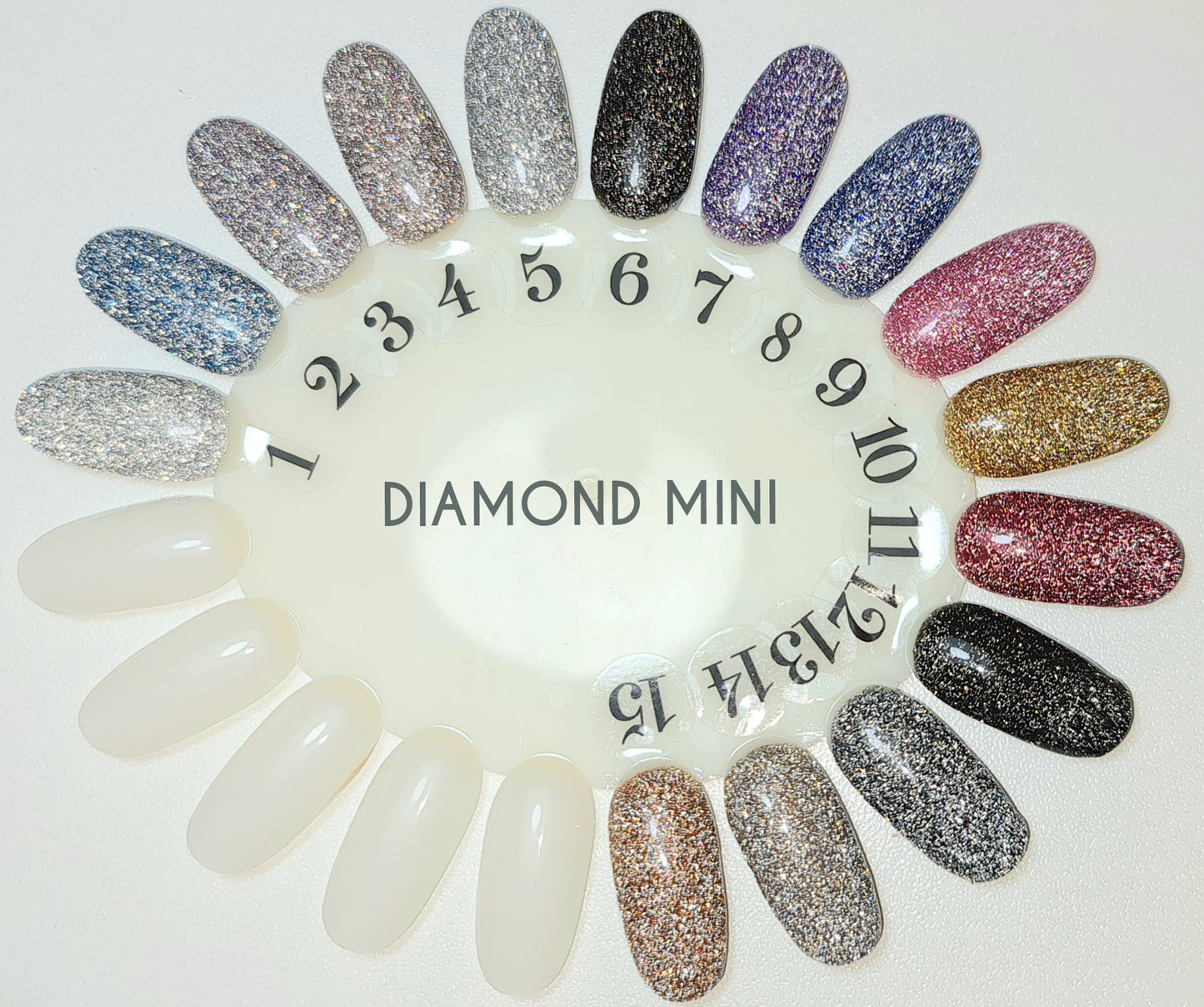 Mini ¨DIAMOND¨refleks gellakk Nr 6, 6 ml