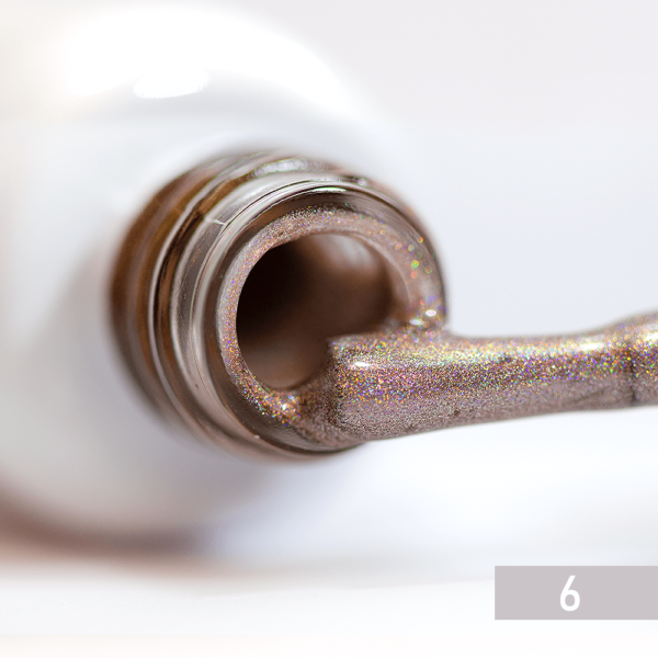 MINI „Holographic“ gellakk NR. 6, 6 ml