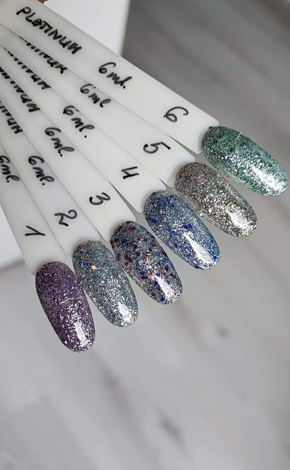 MINI „Laser platinum“ gellakk NR. 2, 6 ml