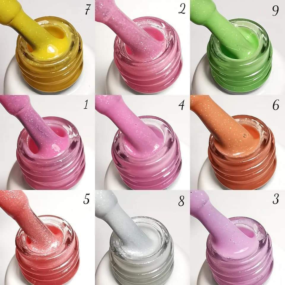 MINI „Shimmer glass“ gellakk NR. 3, 6 ml