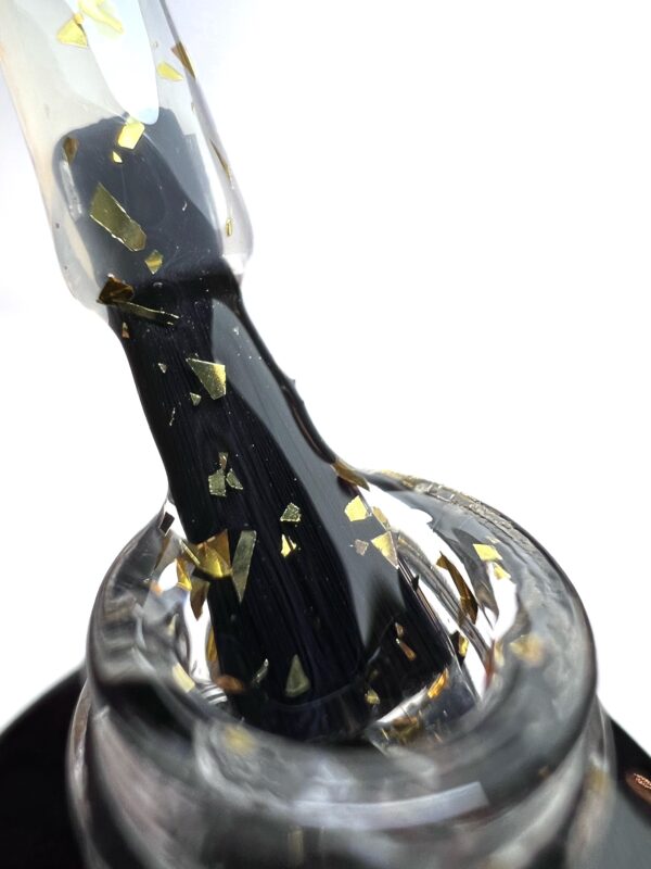 Top Coat „FLAKES GOLD“, 12 ml