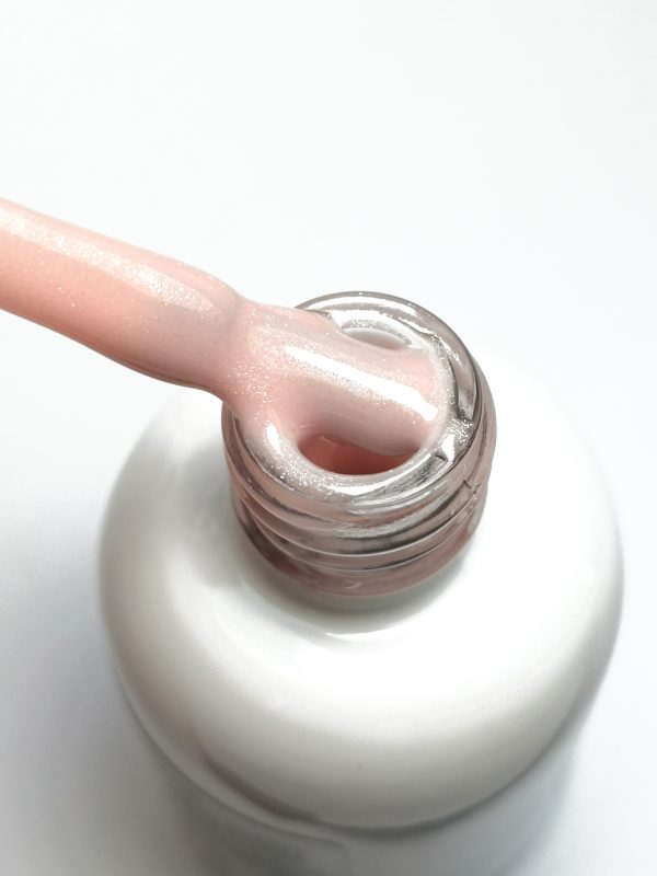 Soak-off Rubberbase NATURAL SHIMMER SILVER, 15 ml