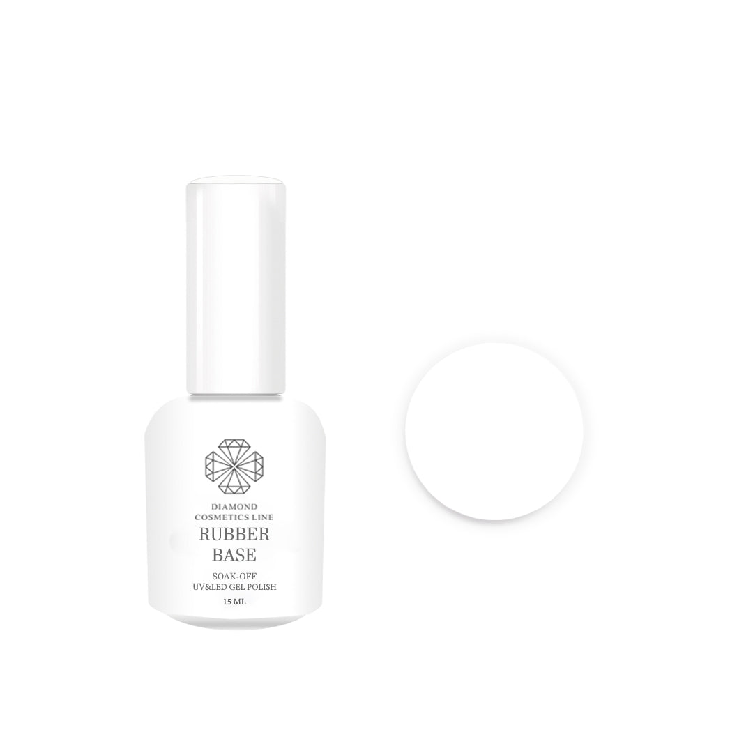 Soak-off Rubberbase, MILKY WHITE, 15ml