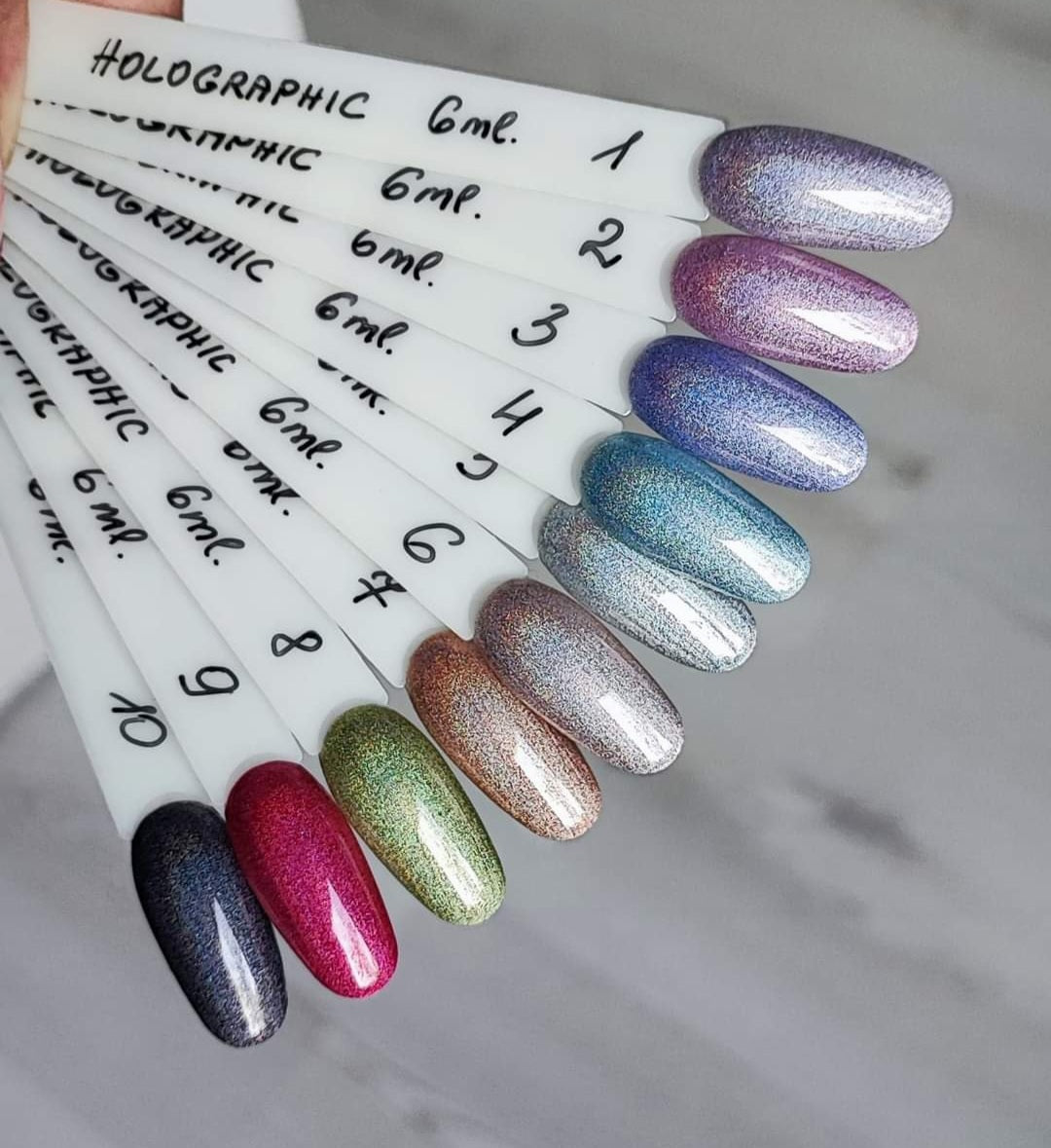 MINI „Holographic“ gellakk NR. 5, 6 ml