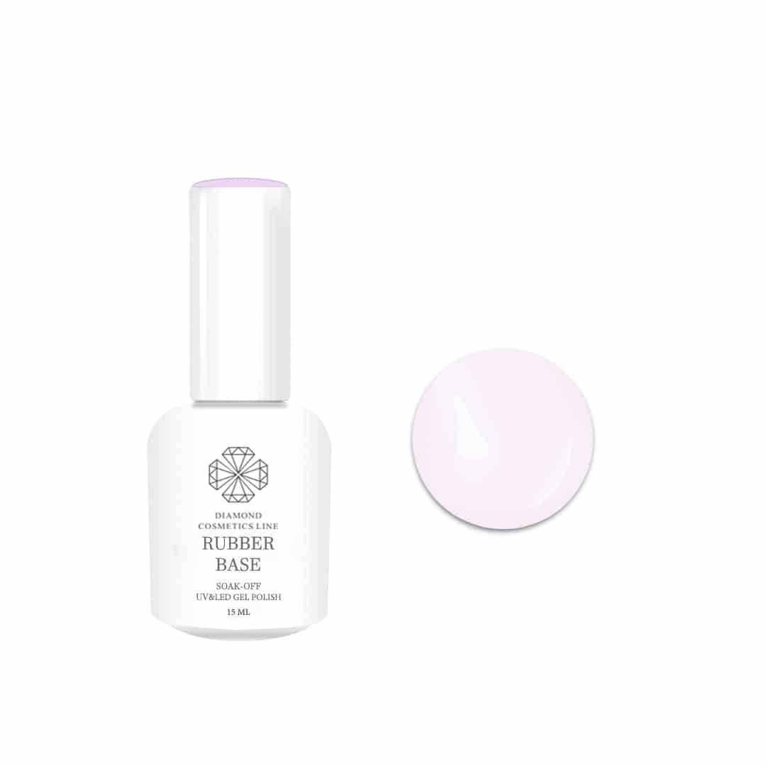 Soak-off Rubberbase MILKY PURPLE, 15 ml