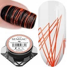 Semilac spider gum ORANGE NEON ,5g