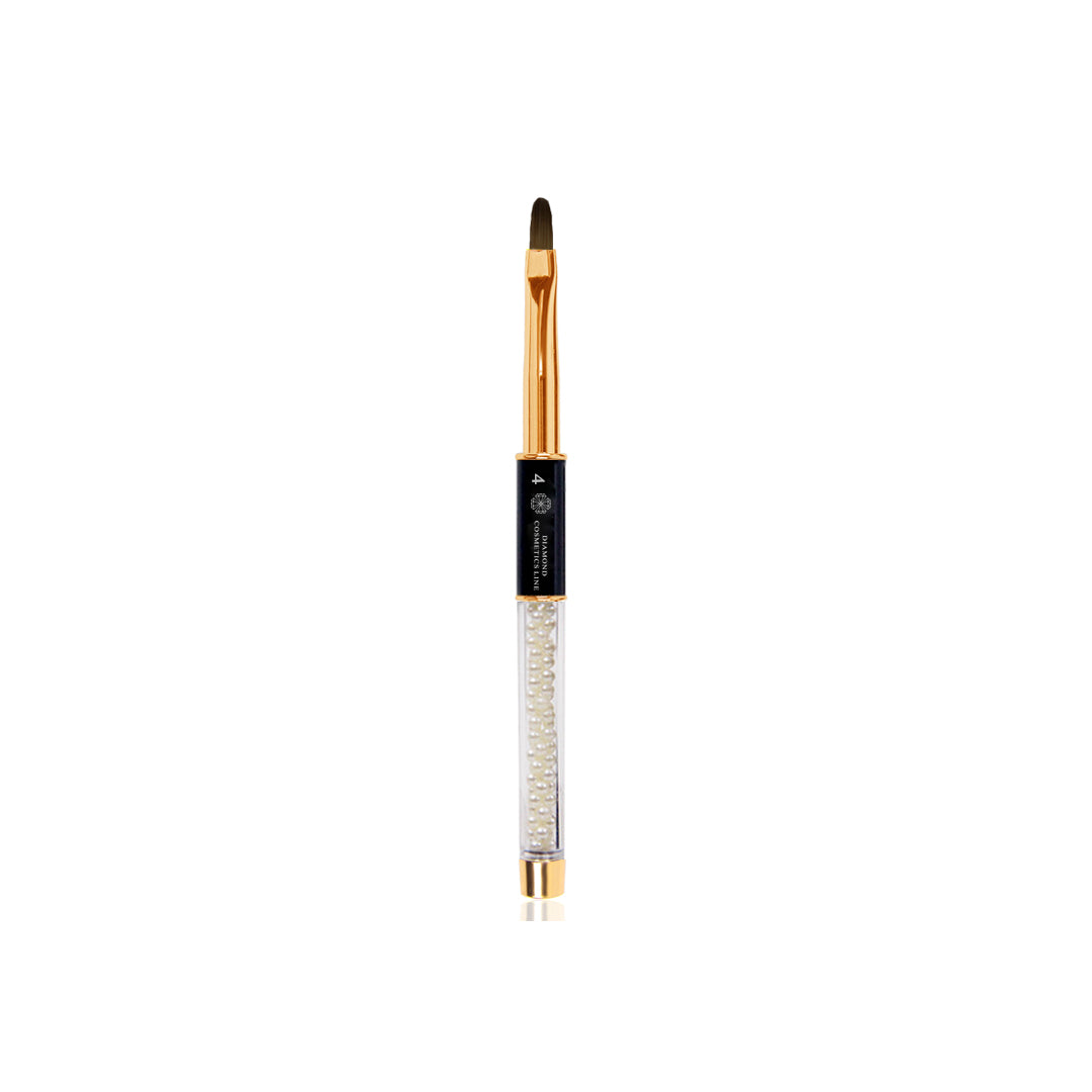 Diamondline syntetisk pensel med lokk, Nr 4, (style 2)