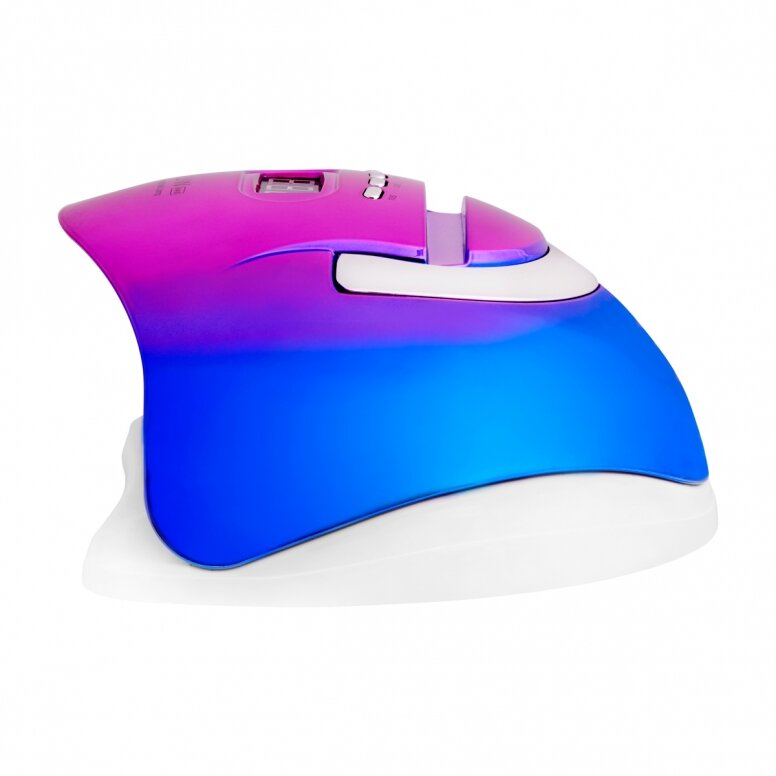 Profesionali UV/LED lampe GLOW F2 RC 220W, fuchsia og blå farge