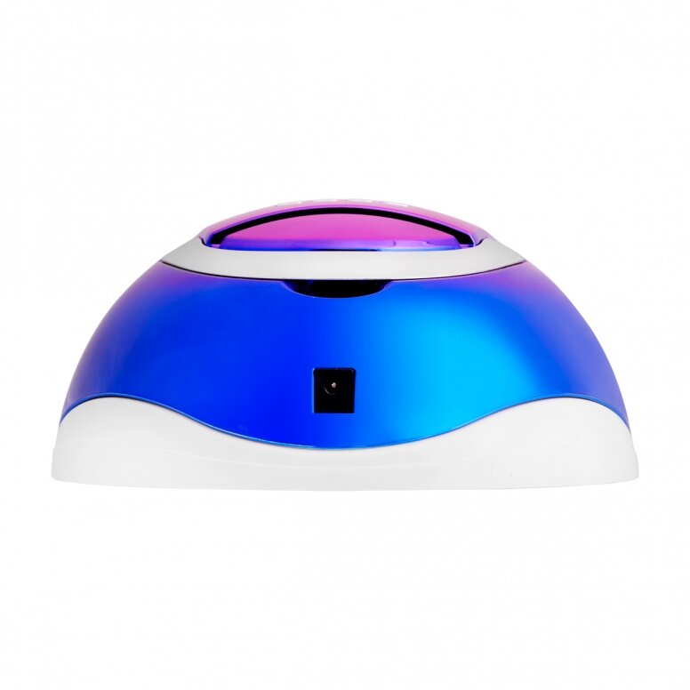 Profesionali UV/LED lampe GLOW F2 RC 220W, fuchsia og blå farge