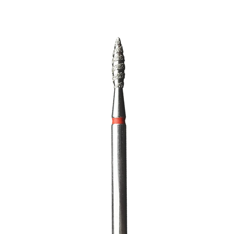 Diamantslipper Rød tornado (8,0 . 2,1)