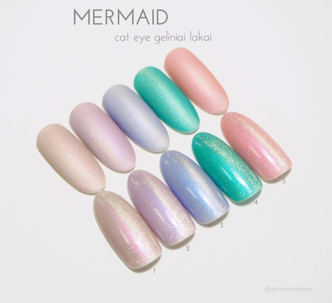 "MERMAID CAT EYE" gellakk nr 4, 6 ml