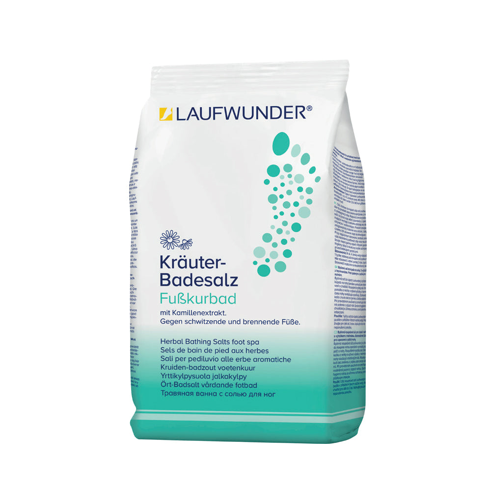 Laufwunder Herbal bath, fotbad salt med plante ekstrakter, 250 g.