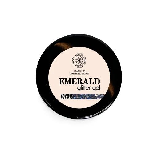 Glitter gel „EMERALD“ Nr.5 5 ml