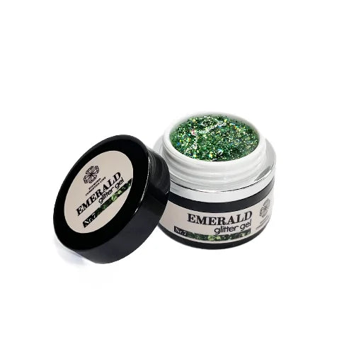 Glitter gel „EMERALD“ Nr.7 5 ml