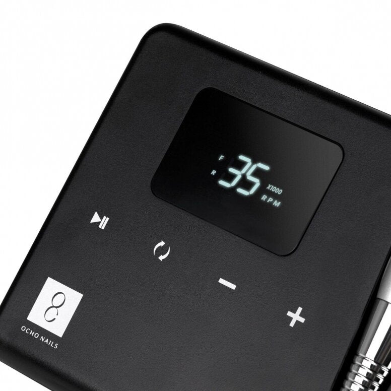 Profesionell elektrisk negle fil OCHO TECHNIC 65W BLACK
