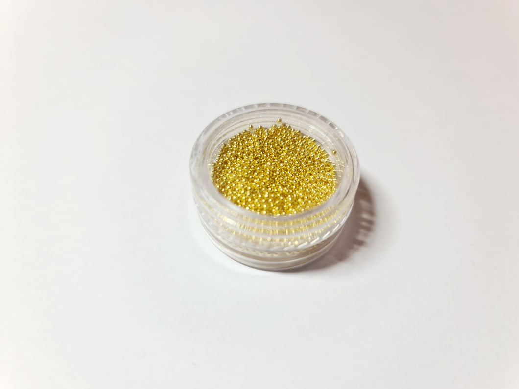 The Gold/Silver Caviar Beads Steel Ball for Nail Art