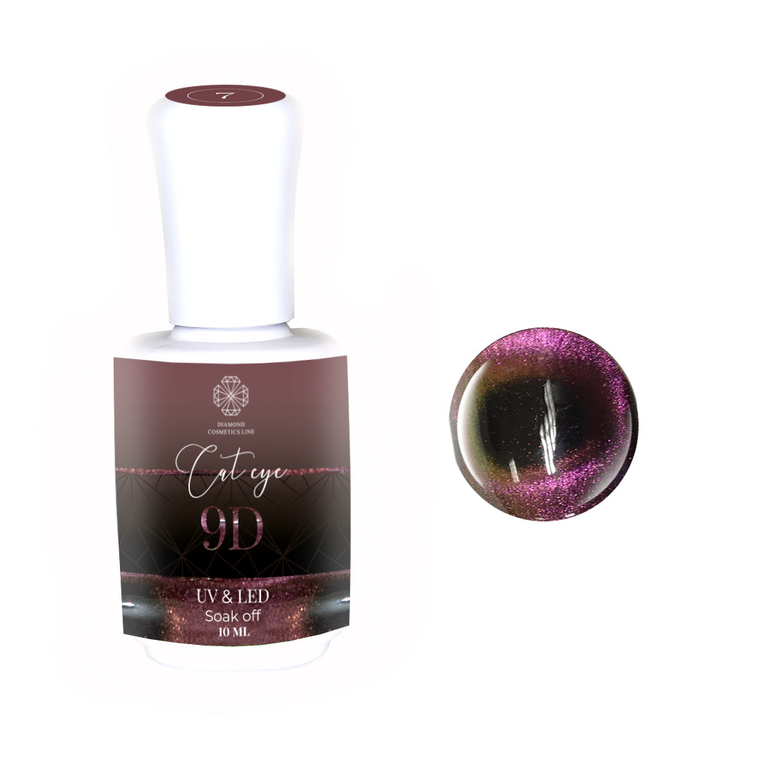 CAT EYE 9D, gellakk Nr 7, 10 ml