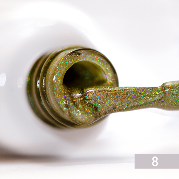 MINI „Holographic“ gellakk NR. 8, 6 ml