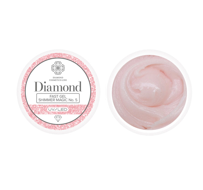 UV/LED FAST GEL SHIMMER MAGIC No. 5, 30 ml /50 ml