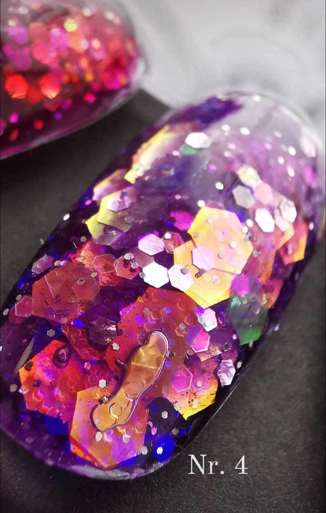 Glitter gel ''Galactic'' 04, 8 ml