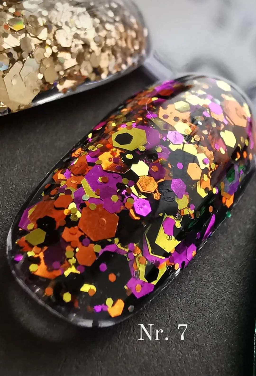 Glitter gel ''Galactic'' 07, 8 ml