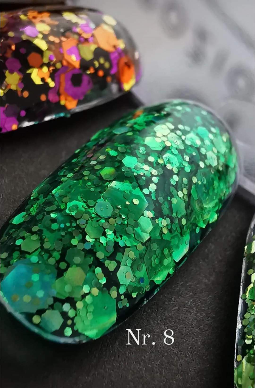 Glitter gel ''Galactic'' 08, 8 ml