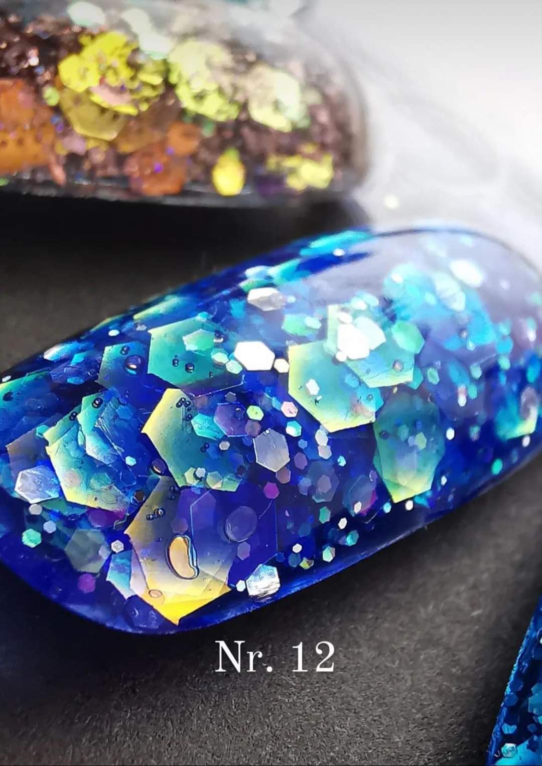 Glitter gel ''Galactic'' 12, 8 ml