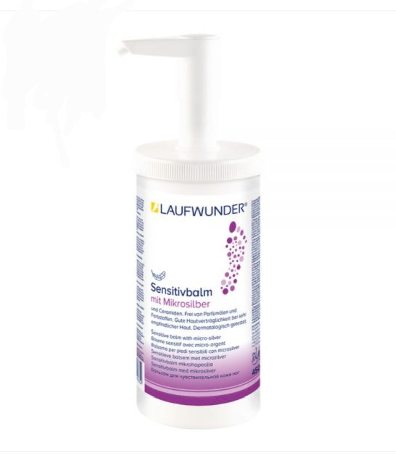 Laufwunder Sensitivbalm med sølvmikrofiber og karbamid, 450 ml