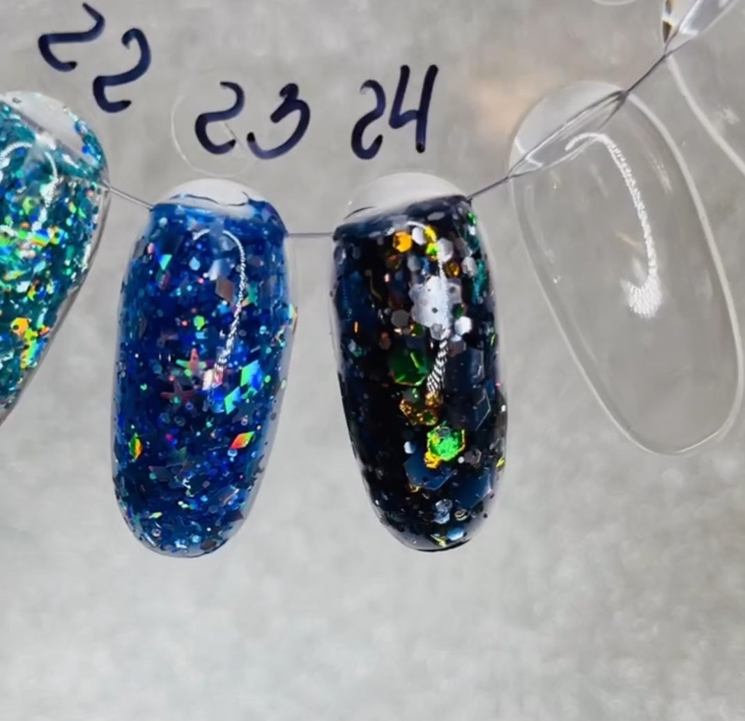 Glitter gel ''Galactic'' 23, 8 ml
