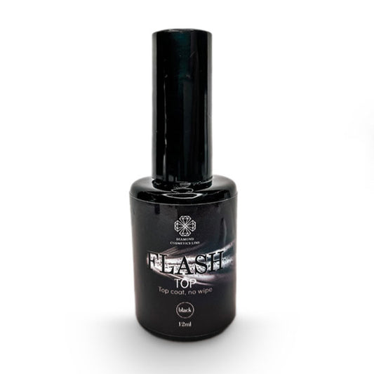 Top Coat ¨Flash¨ BLACK 12 ml