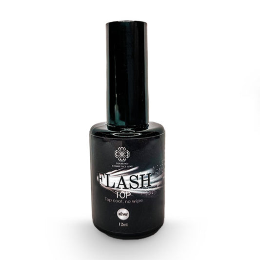 Top Coat ¨Flash¨ SILVER 12 ml