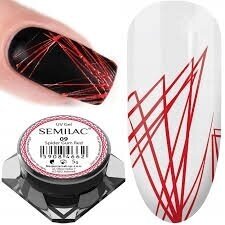 Semilac spider gum NEON RED,5g