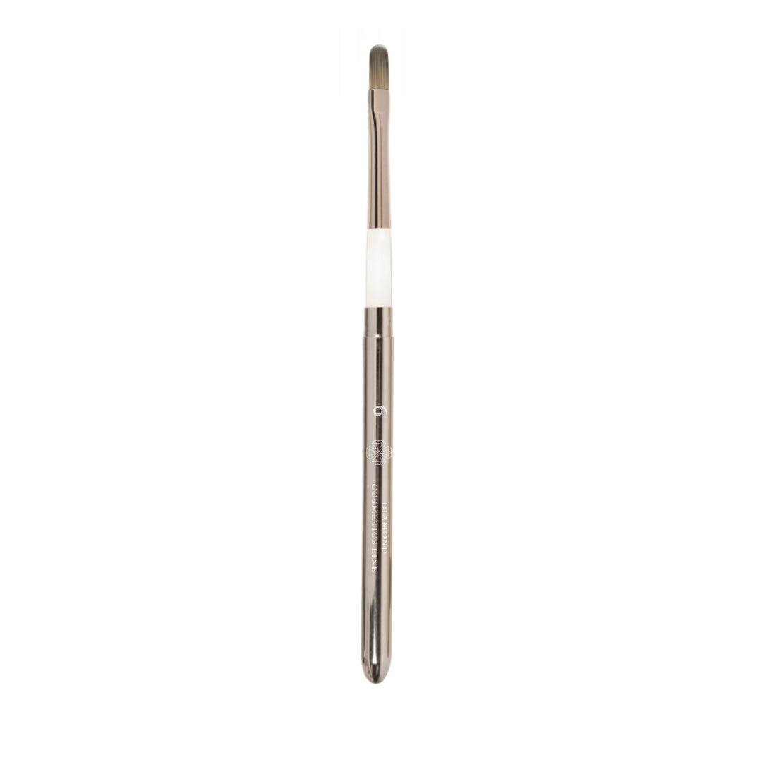 Diamond naturlighår pensel med lokk Nr 6, (style 1)